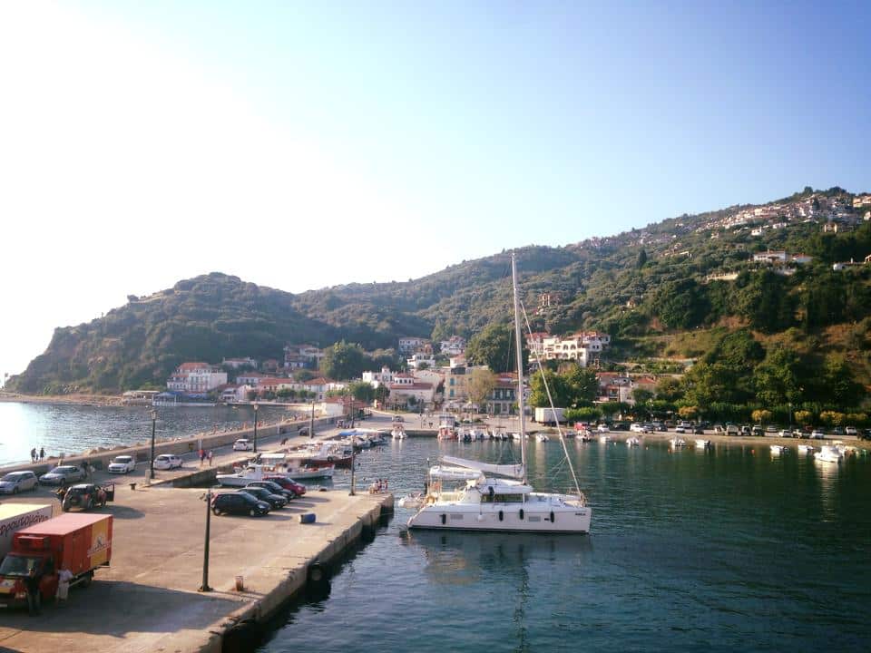 Maar eerst nog een stop in Skopelos, het andere Mamma Mia eiland