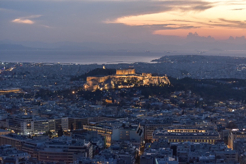 Lykavittos Hill Acropolis Athens Casa Borita