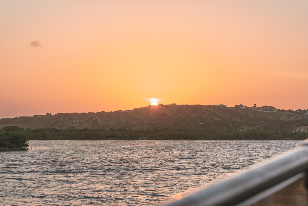 Curaçao Spanish Water sunset Curaçao Spanish Water sunset