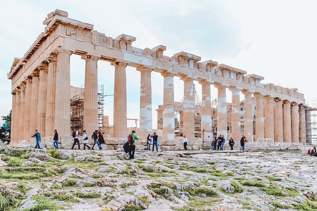 Athens Akropolis winter