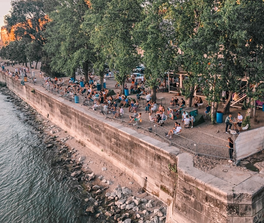 Pontoon; Budapest; Hungary