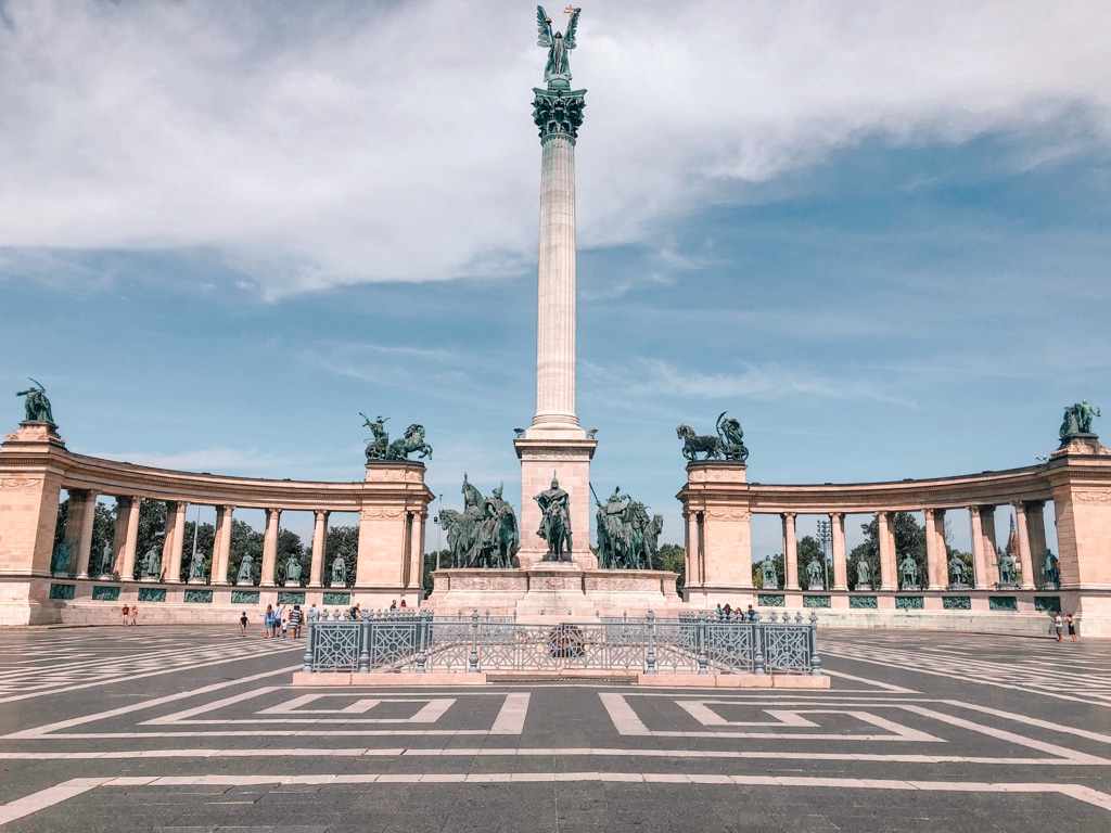 Heroes Square; Budapest; Hungary